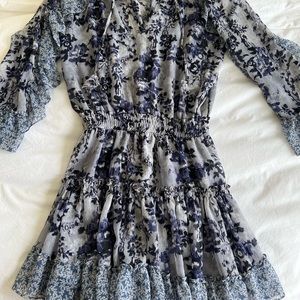 Misa Los Angeles ruffled mini dress